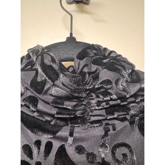 SOFT SURROUNDINGS Walden Velvet Turtleneck, Black, Sz M - Picture 7 of 11